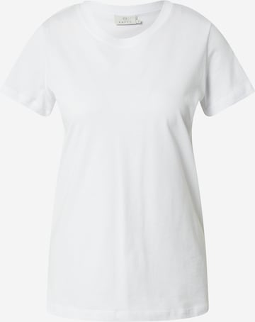 Kaffe T-shirt 'Marin' i vit: framsida