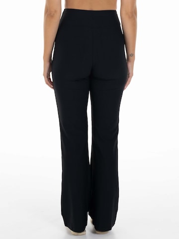 Divina Flared Sportsbukser 'Palma' i sort