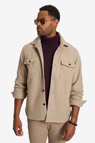 STHUGE Regular Fit Hemd in Beige: predná strana