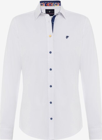 DENIM CULTURE Blouse in White: front