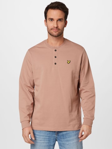 Lyle & Scott Sweatshirt in Roze: voorkant