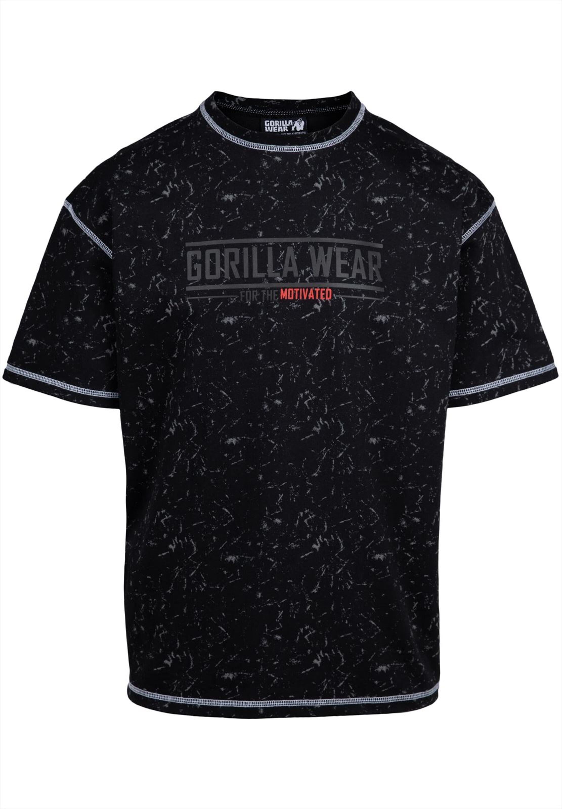 Gorilla Wear Shirt 'Saginaw' in Zwart: voorkant