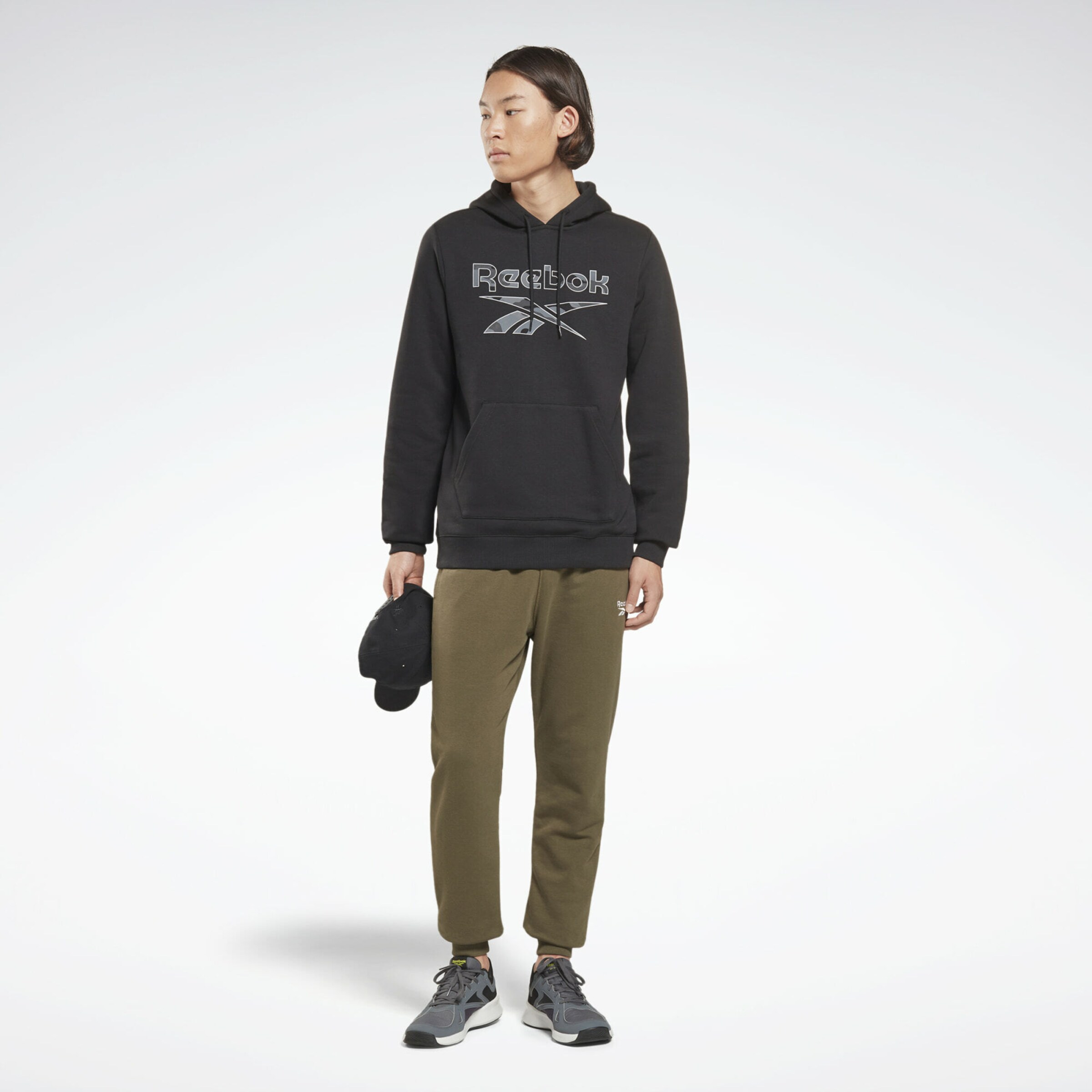 Männer Sportarten Reebok Sport Sportsweatshirt 'Identity' in Schwarz - CZ32123 Männer Sportarten Reebok Sport Sportsweatshirt 'Identity' in Schwarz - CZ32123