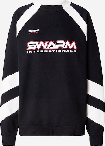Hummel Sports sweatshirt in Black: front