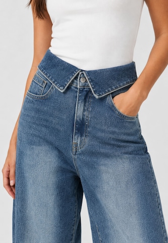 Elara Vat Jeans in Blauw