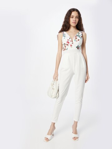 Tuta jumpsuit di WAL G. in bianco