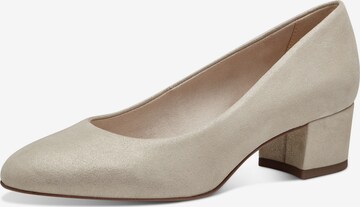 TAMARIS - Zapatos con plataforma en beige: frente