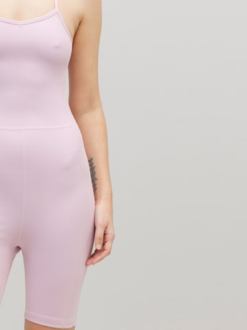 Body de sport 'Jumpsuit Ribbed Dawn Pink' Hey Honey en rose