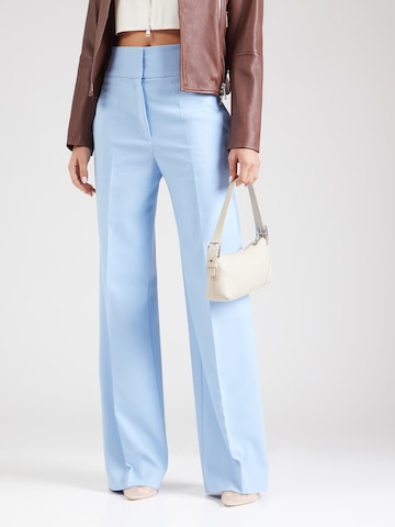 Wide Leg Pantalon à plis 'Himia' HUGO en bleu : devant