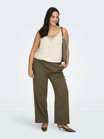 ONLY Carmakoma Обычный Штаны 'CARDonna' в Коричневый