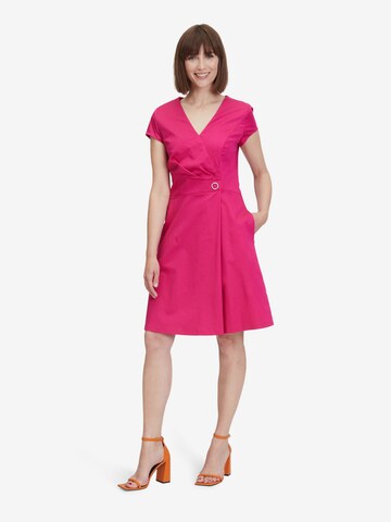 Vera Mont Basic-Kleid mit ausgestelltem Rock in Pink