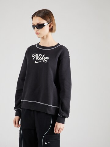 Nike Sportswear Sweatshirt i sort: forside