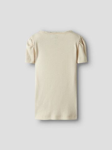 NAME IT Shirt 'NMFKAB' in Beige