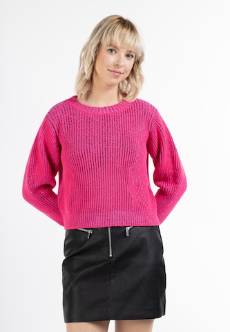 Pull-over myMo at night en rose : devant