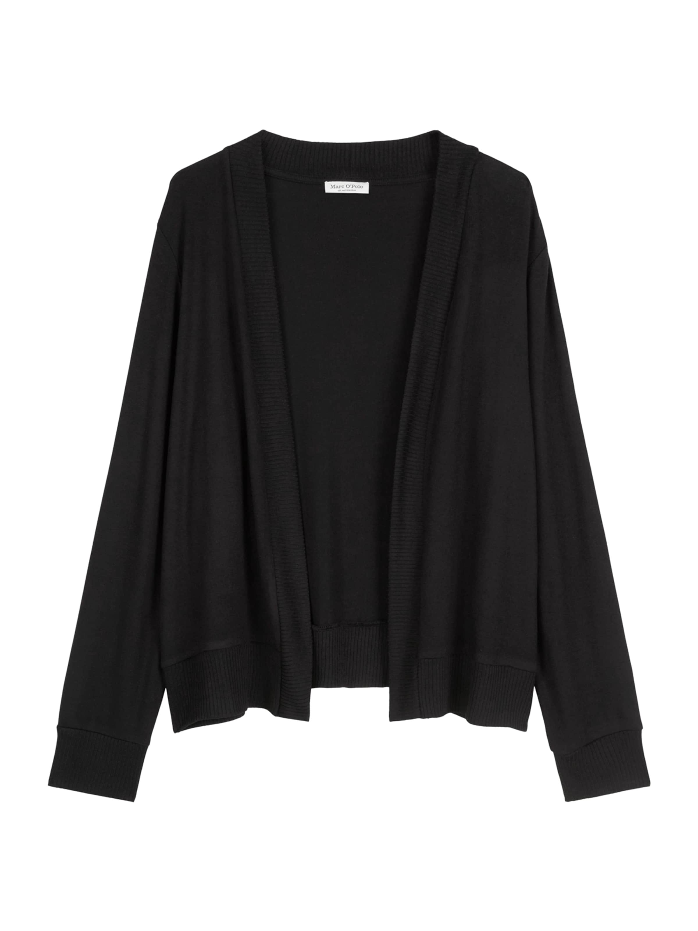 Marc O'Polo Knit cardigan ' Soft Knit ' in Black: front