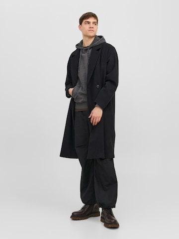 JACK & JONES Ανοιξιάτικο και φθινοπωρινό παλτό 'HARRY' σε μαύρο