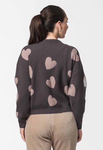 Pullover 'Lovely Wollma' di Kleinigkeit in grigio: dietro
