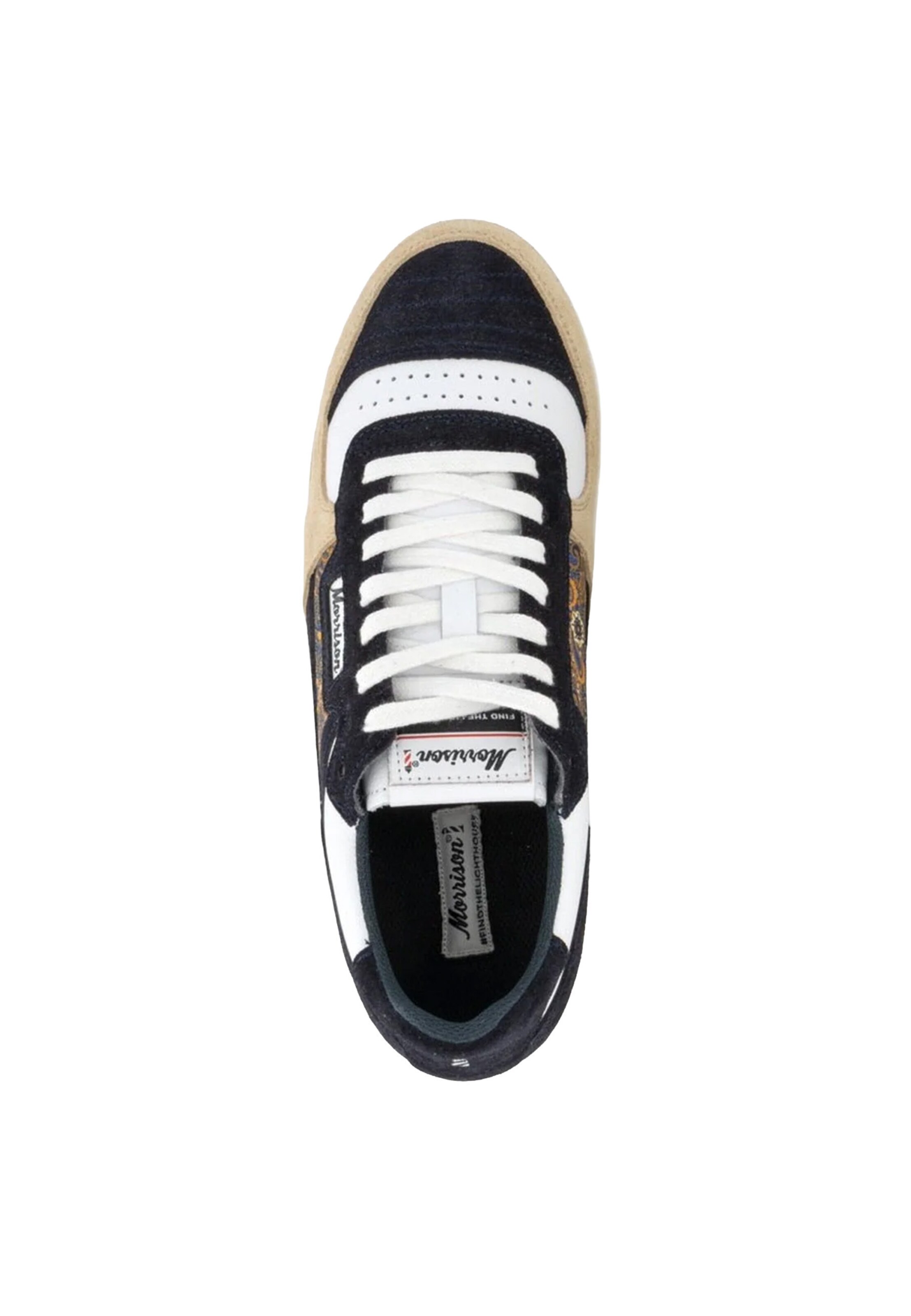 Baskets basses 'Zeta' Morrison en noir