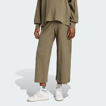 Wide Leg Pantalon de sport ADIDAS PERFORMANCE en vert : devant