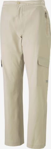 PUMA Regular Sports trousers in Beige: front