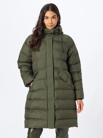 Didriksons Outdoor Coat 'FAY' in Green: front