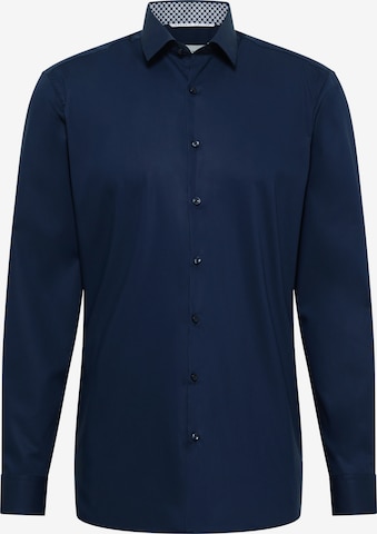 ETERNA Zakelijk overhemd in Blauw: voorkant