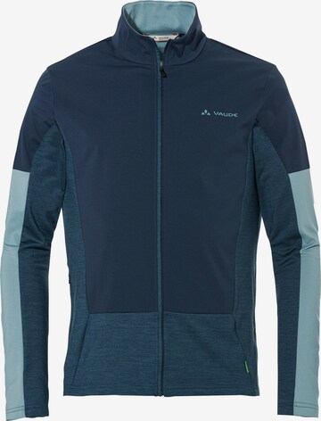 VAUDE Athletic Jacket 'Moab' in Blue: front