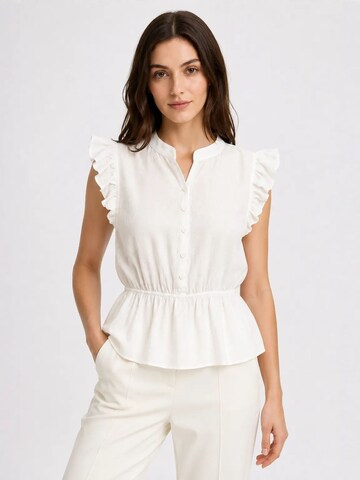 MixRay Blouse 'Blusen' in White: front