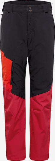ZIENER Outdoorbyxa 'TOLOZA' i röd / svart, Produktvy