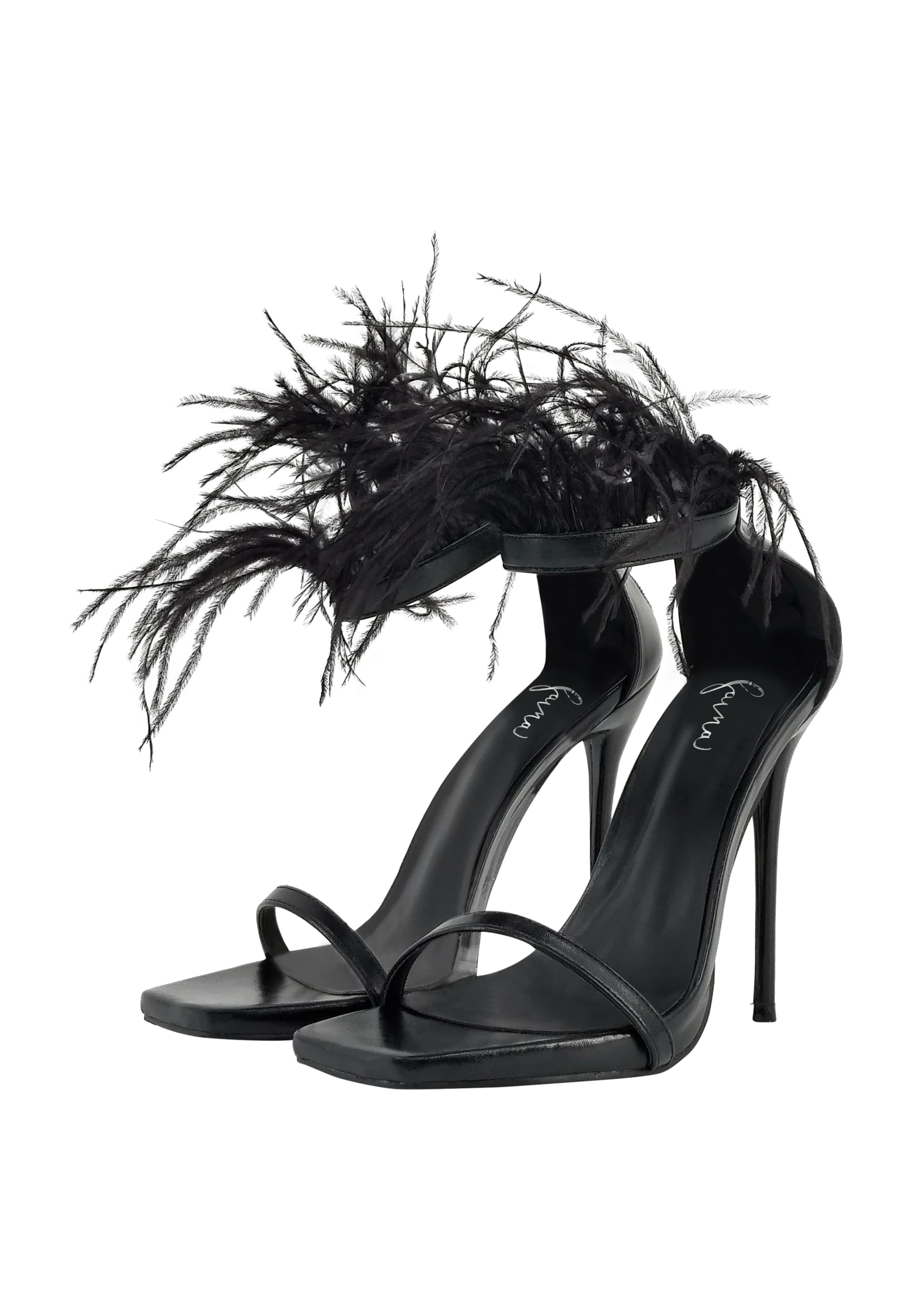 faina Remienkové sandále 'Minya' - Čierna