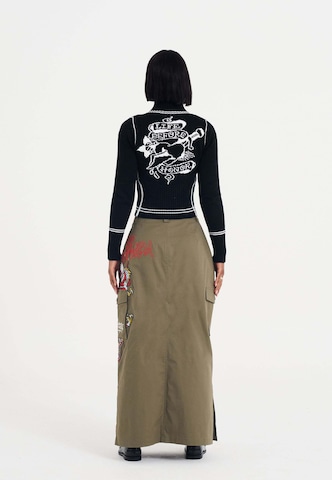 Ed Hardy Πλεκτή ζακέτα σε μαύρο