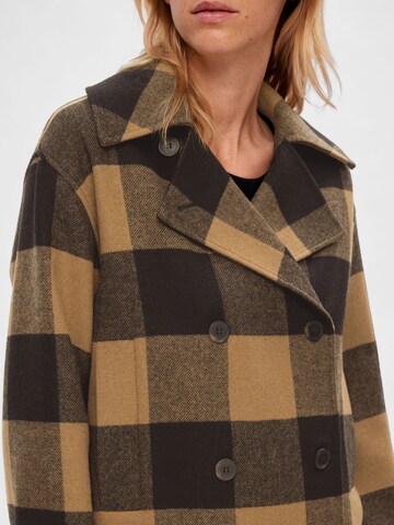 SELECTED FEMME Between-Season Jacket in Brown