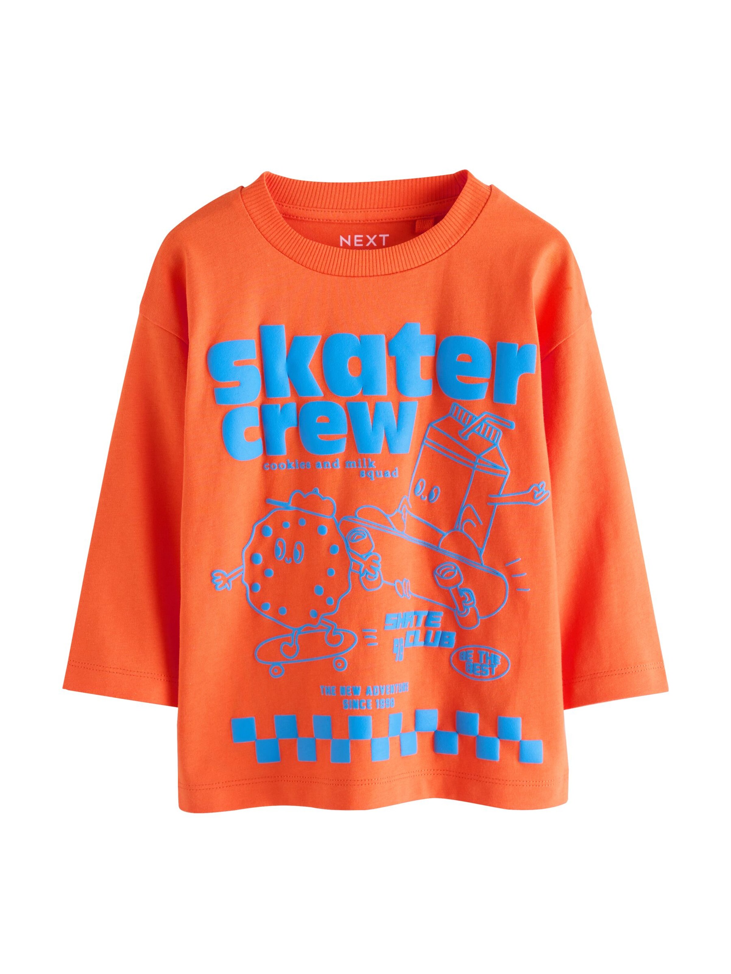 Next Shirt in Orange: Vorderseite