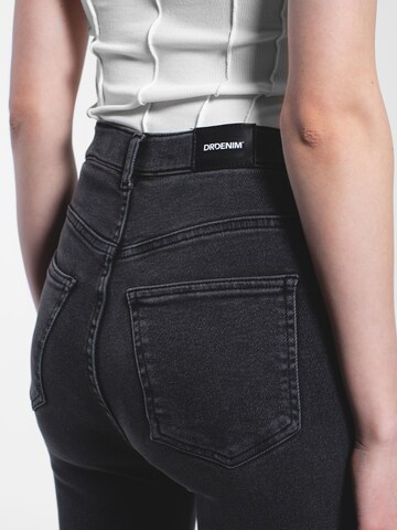 Dr. Denim Skinny Jeans 'Moxy High Flare' in Grey
