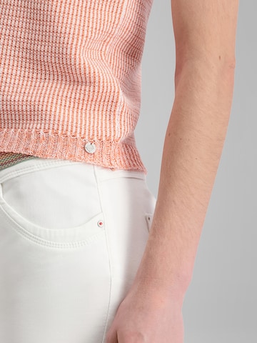 TIMEZONE Tanktop 'Knitted' in Orange