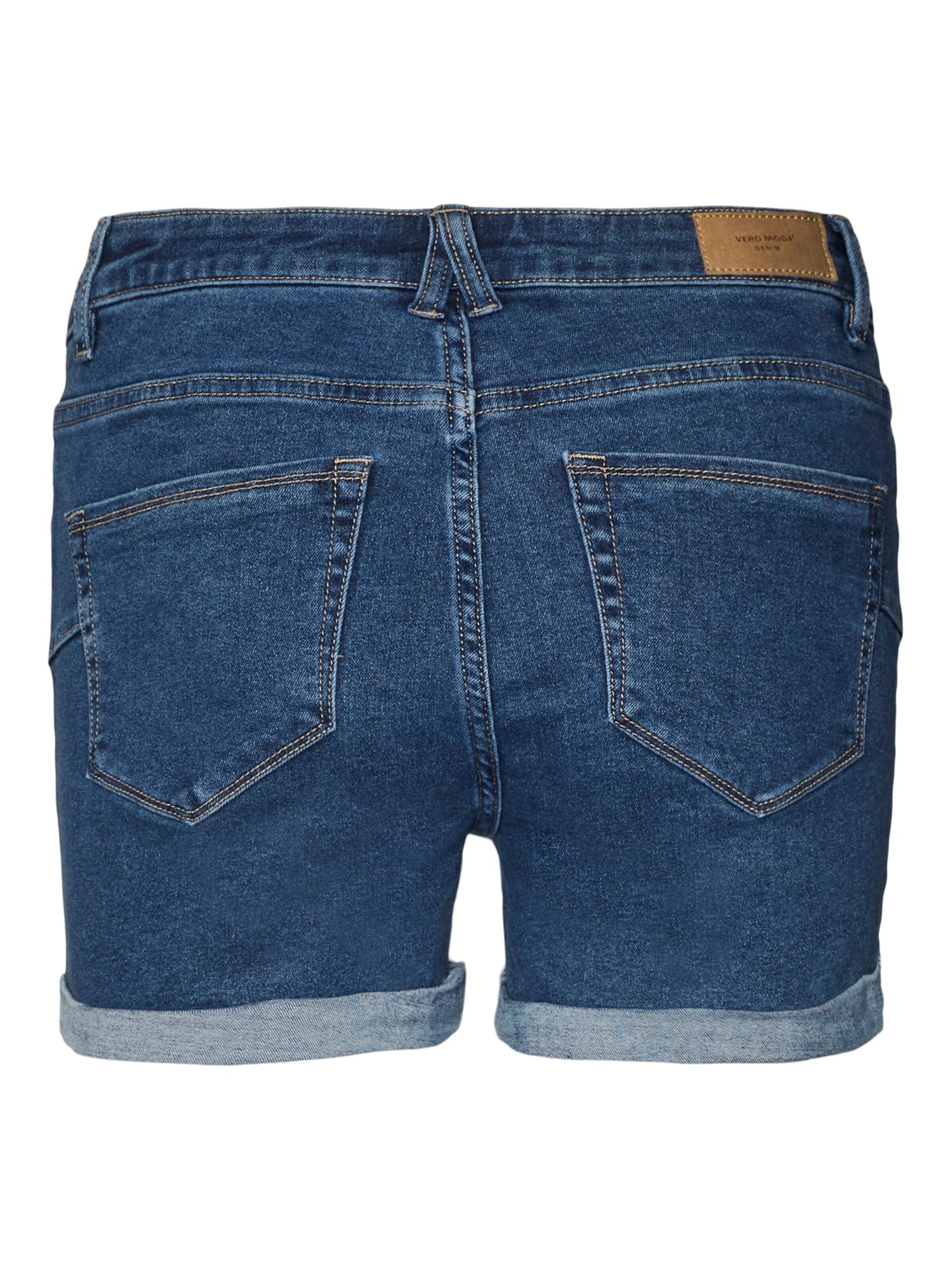 VERO MODA Slimfit Farkut 'VMLuna' värissä sininen