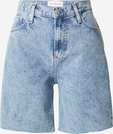 Calvin Klein Jeans Ohlapna forma Kavbojke | modra barva: sprednja stran