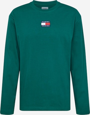 Tommy Jeans - Camiseta en verde: frente