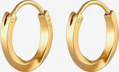 ELLI PREMIUM Ohrringe Creole, Twisted in gold, Produktansicht