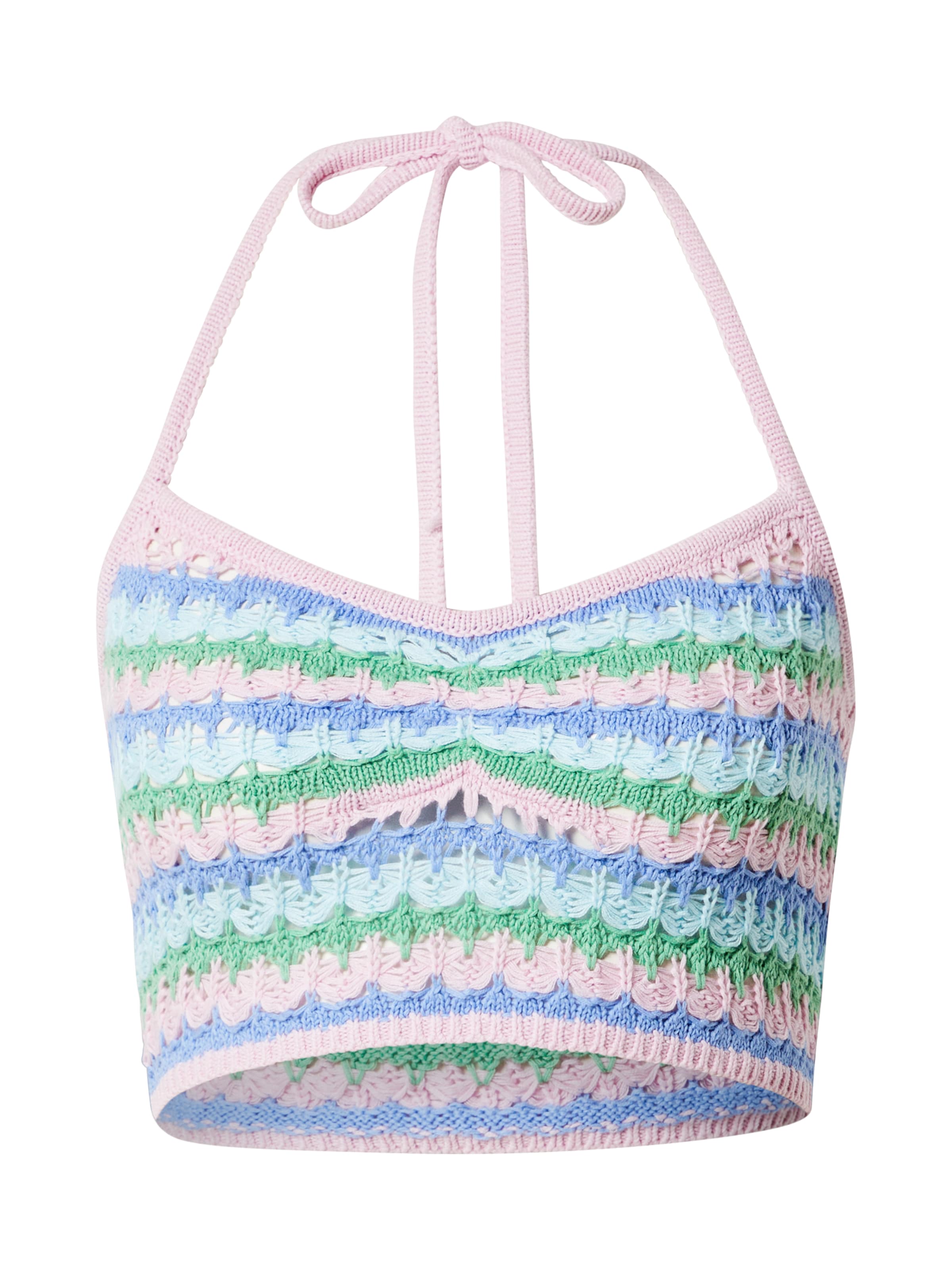 Cotton On Vyšívaný top - Zmiešané farby: predná strana