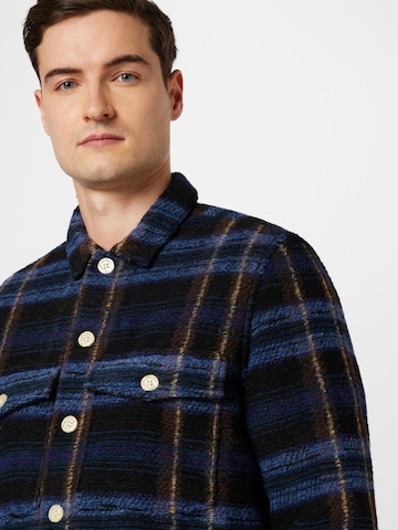 AllSaints Regular fit Button Up Shirt 'VOSS' in Blue