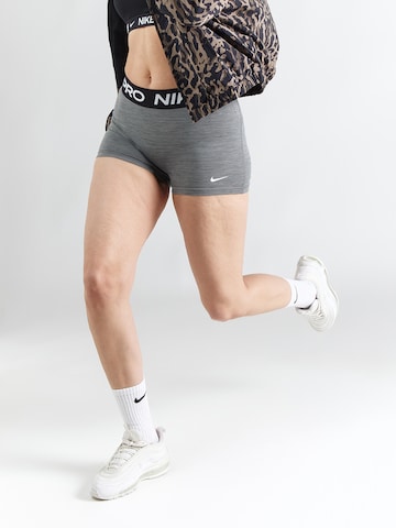 NIKE Skinny Športne hlače 'Pro 365' | siva barva: sprednja stran