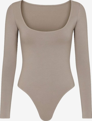 Shirtbody For You Moda en beige : devant