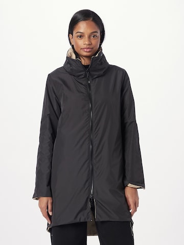 RINO & PELLE Between-Seasons Coat 'Brazil' in Black: front