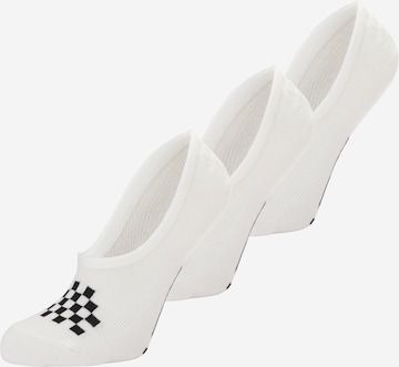 Șosete joase 'Classic' de la VANS pe alb: față