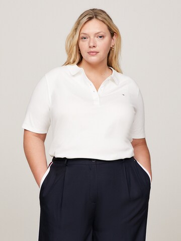 Tommy Hilfiger Curve Футболка '1985 Collection' в Бежевый: спереди