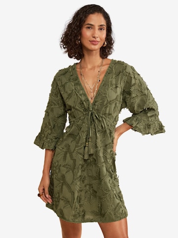 Abito da spiaggia di love & roses in verde: frontale