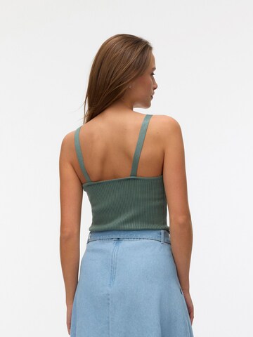 VERO MODA Gebreide top 'AWVILJA' in Groen