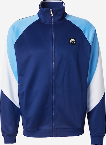 Veste de survêtement 'AIR' Nike Sportswear en bleu : devant