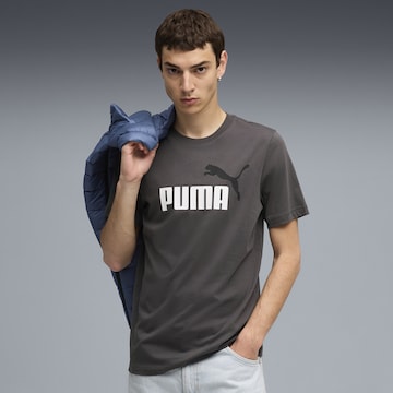 T-Shirt 'Essentials 2 Colour No. 1' PUMA en gris : devant